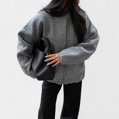 Gleame.-Jassen-Gleame Casual Jacket - Dames lange mouwen casual jas