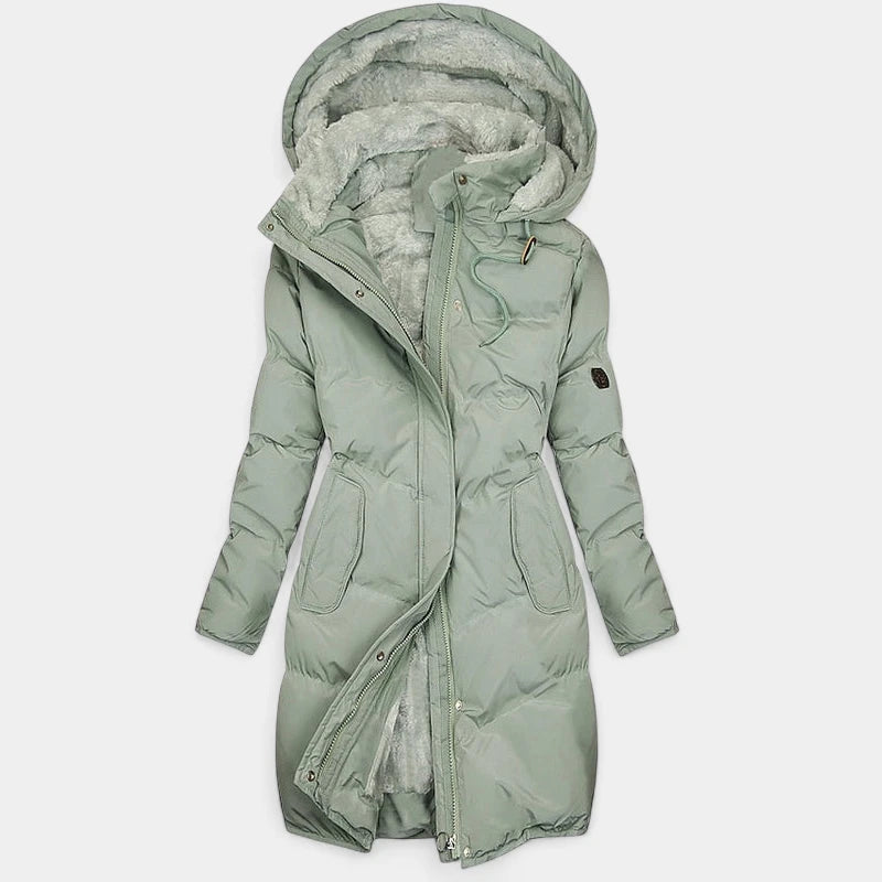 Gleame.-Jassen-Gleame Dames Jas - Luxe gewatteerde dames winterjas met warme voering
