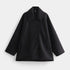 Gleame.-Jassen-Gleame Dames Jas - Oversized dames winterjas met lange mouwen en knopen
