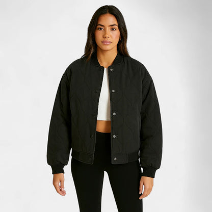 Gleame.-Jassen-Gleame Damesjas- Comfortabele oversized jas met gewatteerd design