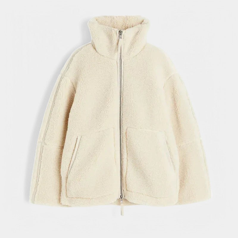 Gleame.-Jassen-Gleame Fleece Hoodie - Lange mouwen, casual en met rits