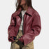 Gleame.-Jassen-Gleame Jack - Stylish casual retro motorjack met PU leer