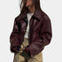 Gleame.-Jassen-Gleame Jack - Stylish casual retro motorjack met PU leer