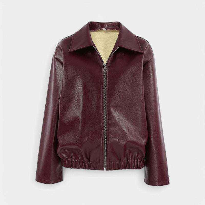 Gleame.-Jassen-Gleame Jack - Vintage street style leren jas voor een stoere look