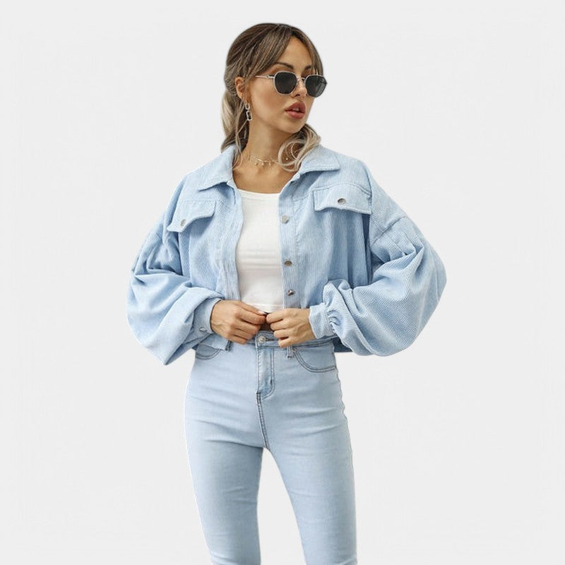 Gleame.-Jassen-Gleame Jas - Casual korte jas voor dames in trendy stijl
