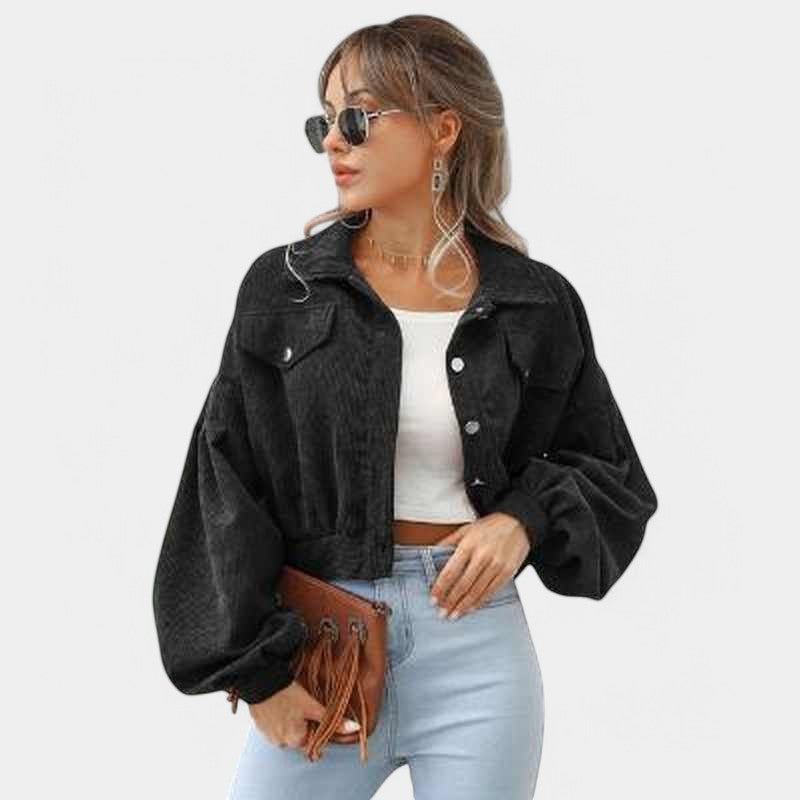 Gleame.-Jassen-Gleame Jas - Casual korte jas voor dames in trendy stijl