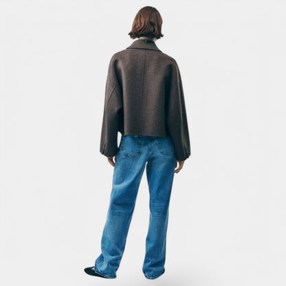 Gleame.-Jassen-Gleame Oversized Dikke Jas - Comfortabele dikke jas voor koude dagen