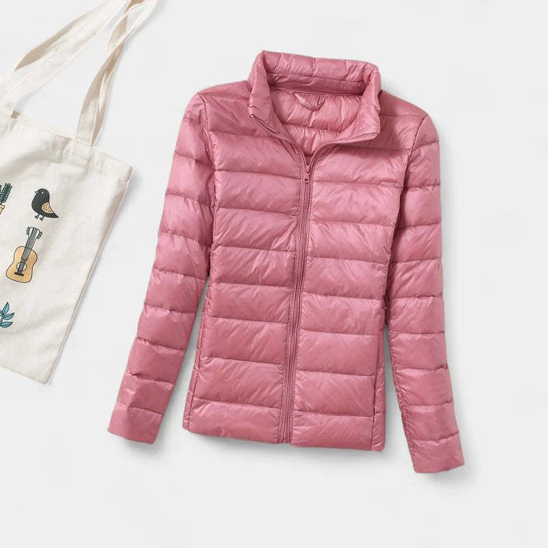 Gleame.-Jassen-Gleame Pufferjas – Lichtgewicht damesjas met opbergzakje en ritssluiting