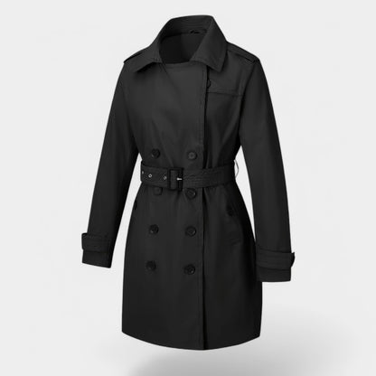 Gleame.-Jassen-Gleame Trenchcoat - Elegant polyester trenchcoat voor vrouwen