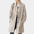 Gleame.-Jassen-Gleame Trenchcoat - Simpele mid-lange trenchcoat voor dames