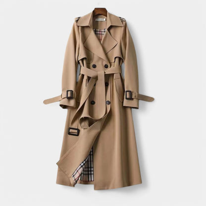 Gleame.-Jassen-Gleame Windbreaker - Elegant windbreaker met lange riem en flanel