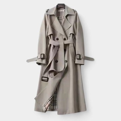 Gleame.-Jassen-Gleame Windbreaker - Elegant windbreaker met lange riem en flanel