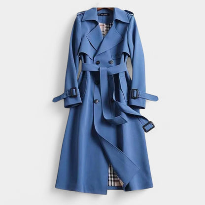 Gleame.-Jassen-Gleame Windbreaker - Elegant windbreaker met lange riem en flanel