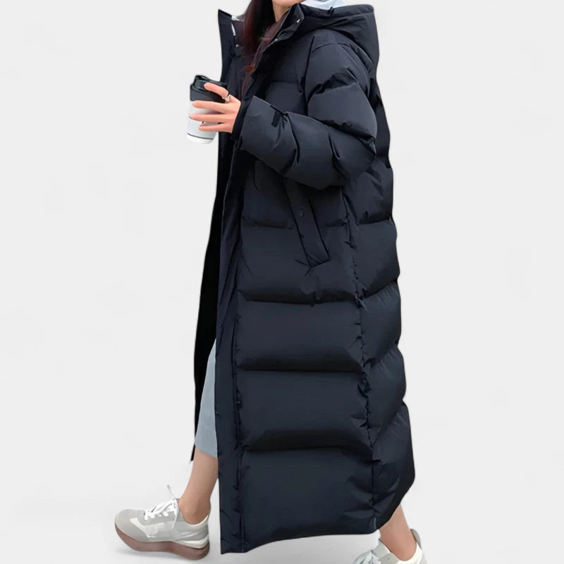 Gleame.-Jassen-Gleame Winterjas - Lange waterdichte dames jas met capuchon