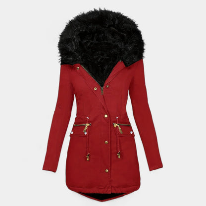 Gleame.-Jassen-Gleame jas - Dames jas met lange mouwen en warme voering