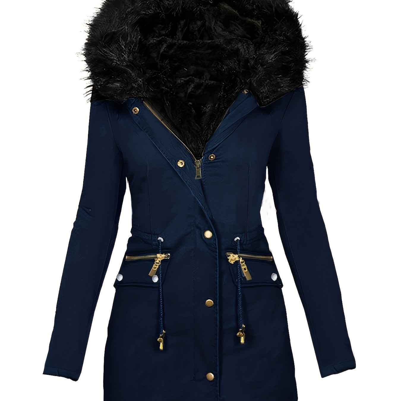 Gleame.-Jassen-Gleame jas - Dames jas met lange mouwen en warme voering