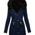 Gleame.-Jassen-Gleame jas - Dames jas met lange mouwen en warme voering