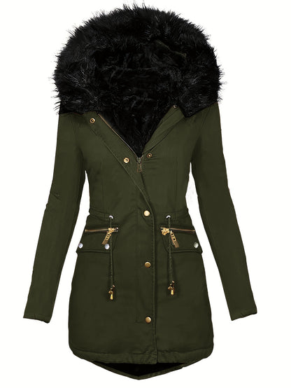 Gleame.-Jassen-Gleame jas - Dames jas met lange mouwen en warme voering