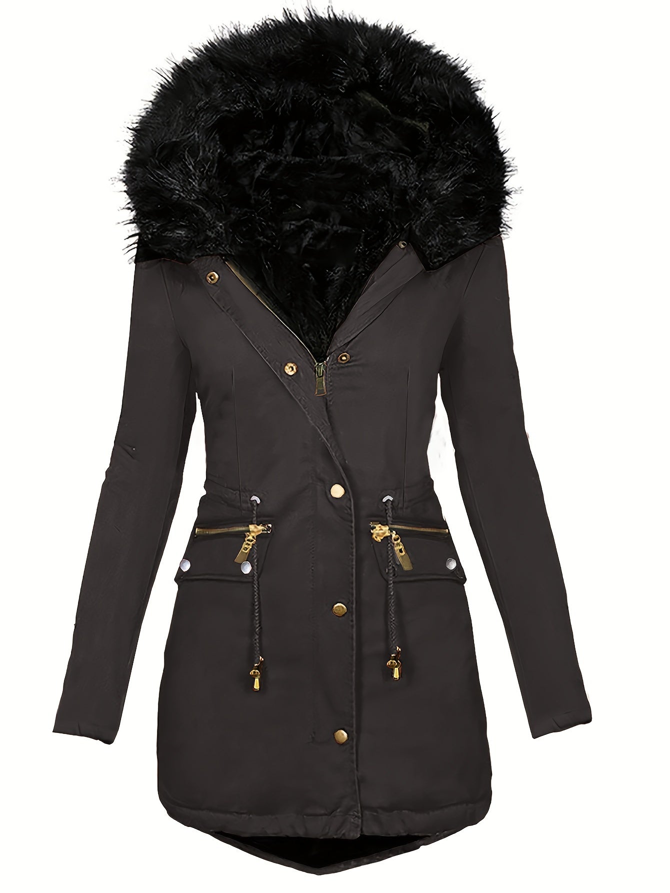 Gleame.-Jassen-Gleame jas - Dames jas met lange mouwen en warme voering