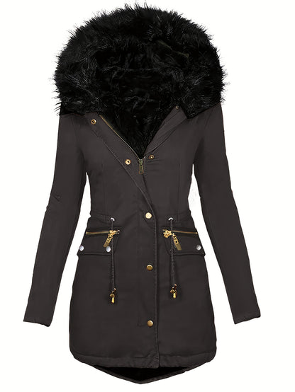 Gleame.-Jassen-Gleame jas - Dames jas met lange mouwen en warme voering