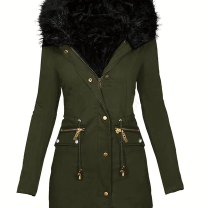 Gleame.-Jassen-Gleame jas - Dames jas met lange mouwen en warme voering