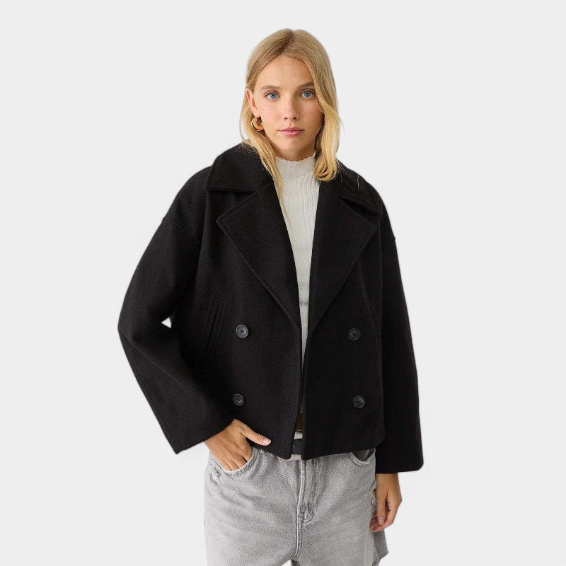 Gleame.-Jassen-Gleame jasje - Korte double-breasted Stijlvolle blazer voor elke gelegenheid