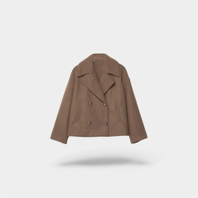 Gleame.-Jassen-Gleame jasje - Korte double-breasted Stijlvolle blazer voor elke gelegenheid