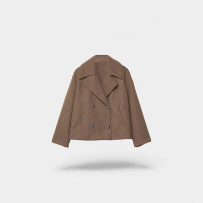 Gleame.-Jassen-Gleame jasje - Korte double-breasted Stijlvolle blazer voor elke gelegenheid