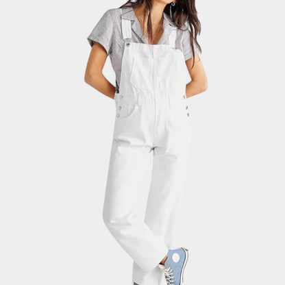 Gleame.-Jumpsuits-Gleame Denim jumpsuit - Trendy jumpsuit voor vrouwen