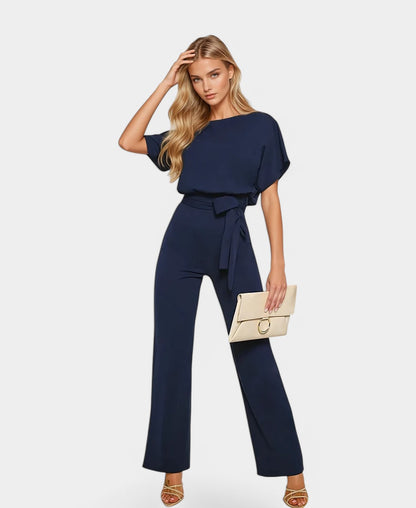 Gleame Jumpsuit - Stijlvolle chic jumpsuit met lace-up taille