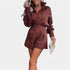 Gleame.-Jurken & Jumpsuits-Gleame 2-delig damesoutfit - Lange mouwen set voor elke gelegenheid