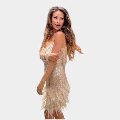 Gleame.-Jurken &amp; Jumpsuits-Gleame Cocktailjurk - Elegante cocktailjurk voor dames