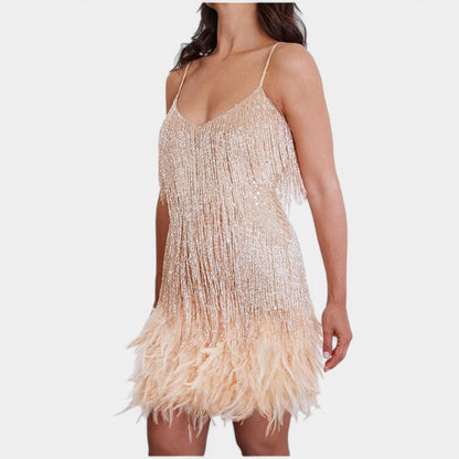 Gleame.-Jurken &amp; Jumpsuits-Gleame Cocktailjurk - Elegante cocktailjurk voor dames