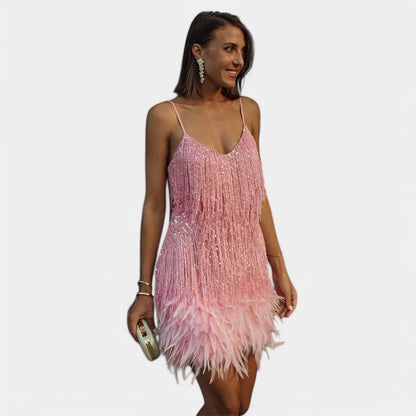 Gleame.-Jurken &amp; Jumpsuits-Gleame Cocktailjurk - Elegante cocktailjurk voor dames
