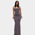 Gleame.-Jurken & Jumpsuits-Gleame Dress - Lange bodyconjurk met spaghettibandjes