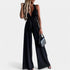 Gleame.-Jurken & Jumpsuits-Gleame Jumpsuit - Sexy mouwloze lace-up jumpsuit voor vrouwen