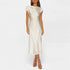 Gleame.-Jurken & Jumpsuits-Gleame Jurk - Casual katoenen linnen zomerjurk voor dames