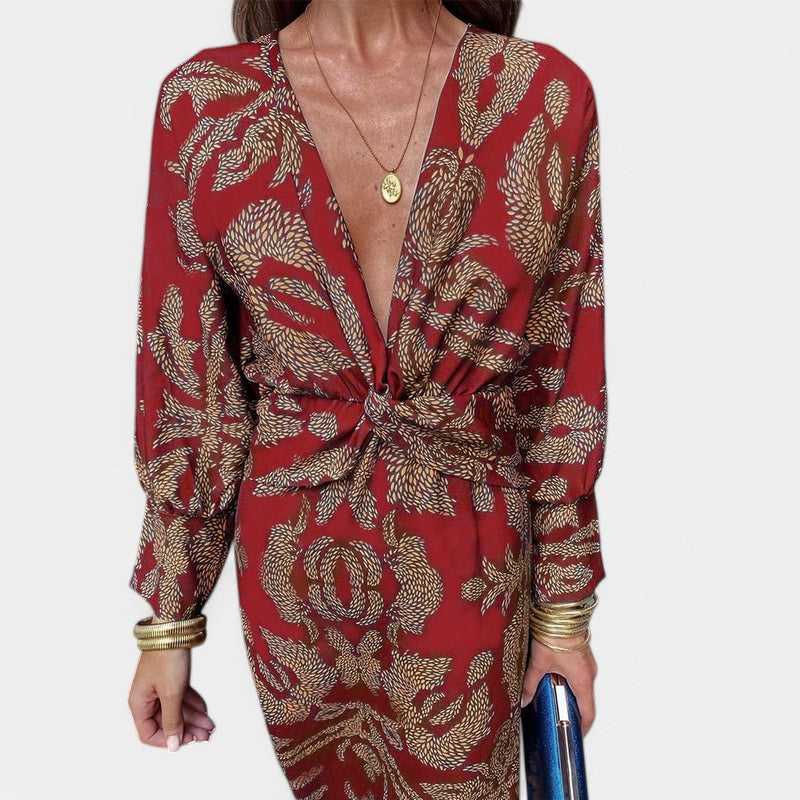 Gleame.-Jurken &amp; Jumpsuits-Gleame Jurk - Elegante jurk van duurzame, ademende stof