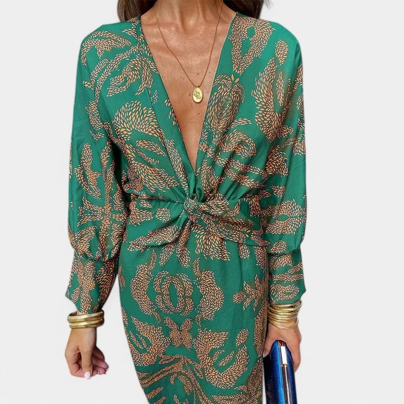 Gleame.-Jurken &amp; Jumpsuits-Gleame Jurk - Elegante jurk van duurzame, ademende stof