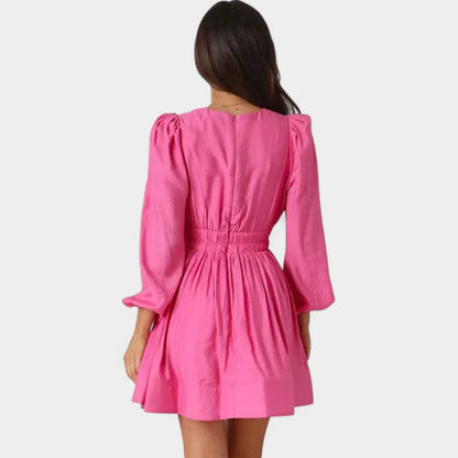 Gleame.-Jurken &amp; Jumpsuits-Gleame Jurk - Elegante mouwloze jurk voor vrouwen