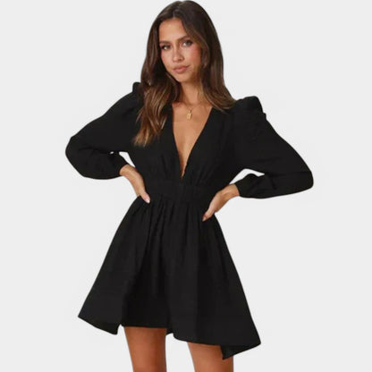 Gleame.-Jurken &amp; Jumpsuits-Gleame Jurk - Elegante mouwloze jurk voor vrouwen