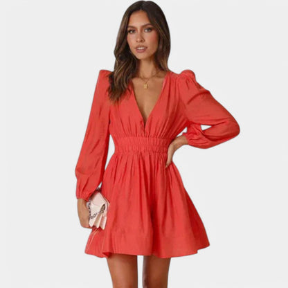 Gleame.-Jurken &amp; Jumpsuits-Gleame Jurk - Elegante mouwloze jurk voor vrouwen