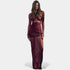 Gleame.-Jurken & Jumpsuits-Gleame Jurk - Lange mouwen bodycon dress voor feesten en avonden