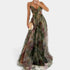 Gleame.-Jurken & Jumpsuits-Gleame Jurk – Maxi damesjurk met kleurrijke print en spaghetti bandjes voor een elegante look