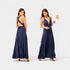 Gleame.-Jurken & Jumpsuits-Gleame Maxi Dress - V-hals lange maxi jurk voor elke gelegenheid