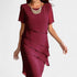 Gleame.-Jurken & Jumpsuits-Gleame Midi jurk - Elegante midi dress met korte mouwen