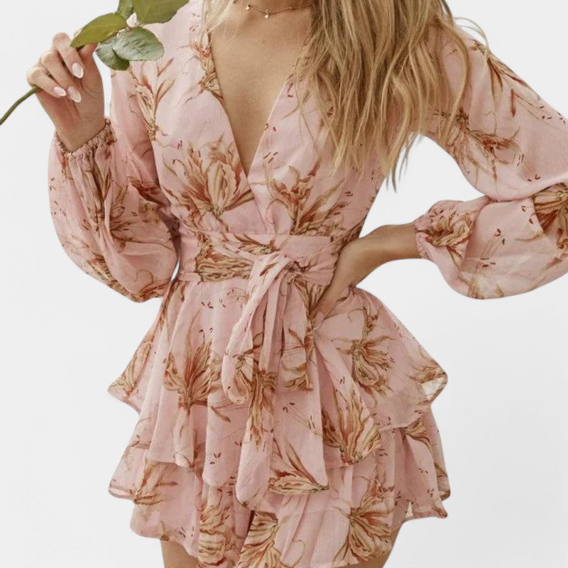 Gleame.-Jurken &amp; Jumpsuits-Gleame Mini jurk - Fashionable mini dress voor vrouwen