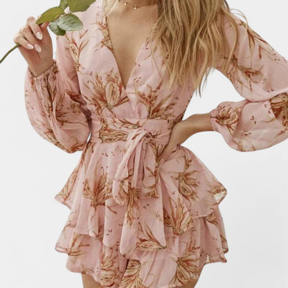 Gleame.-Jurken &amp; Jumpsuits-Gleame Mini jurk - Fashionable mini dress voor vrouwen