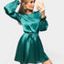 Gleame.-Jurken & Jumpsuits-Gleame Satin jurk - Klassieke en chique avondjurk