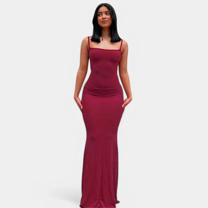 Gleame.-Jurken &amp; Jumpsuits-Gleame Strakke lange jurk - Elegante jurk voor elke gelegenheid